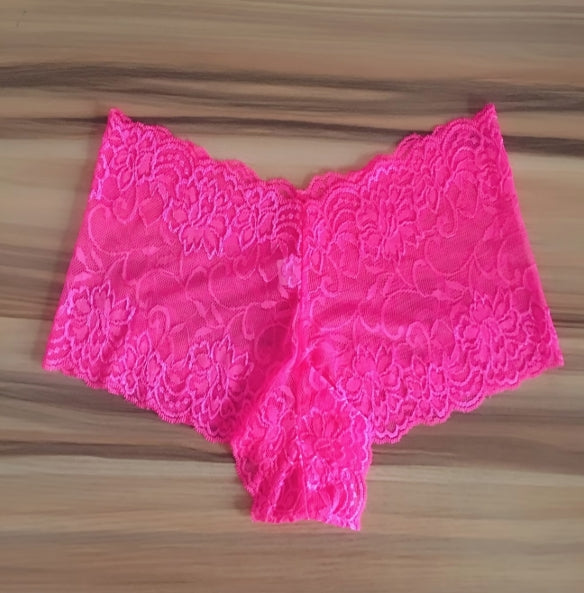 Ensemble 6 culottes dentelle femme taille XL ESPALIC