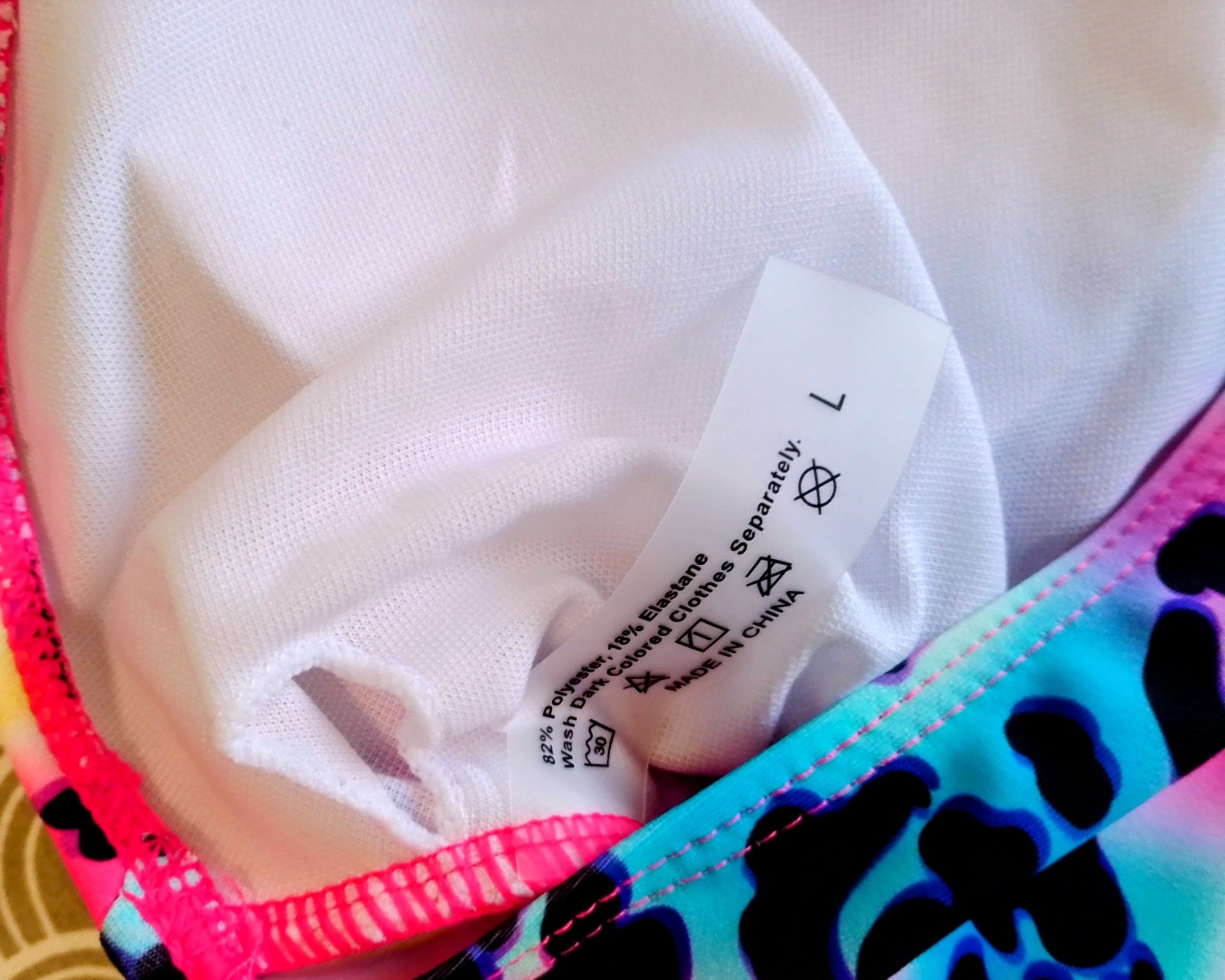 Bikini imprimé léopard femme — Taille L