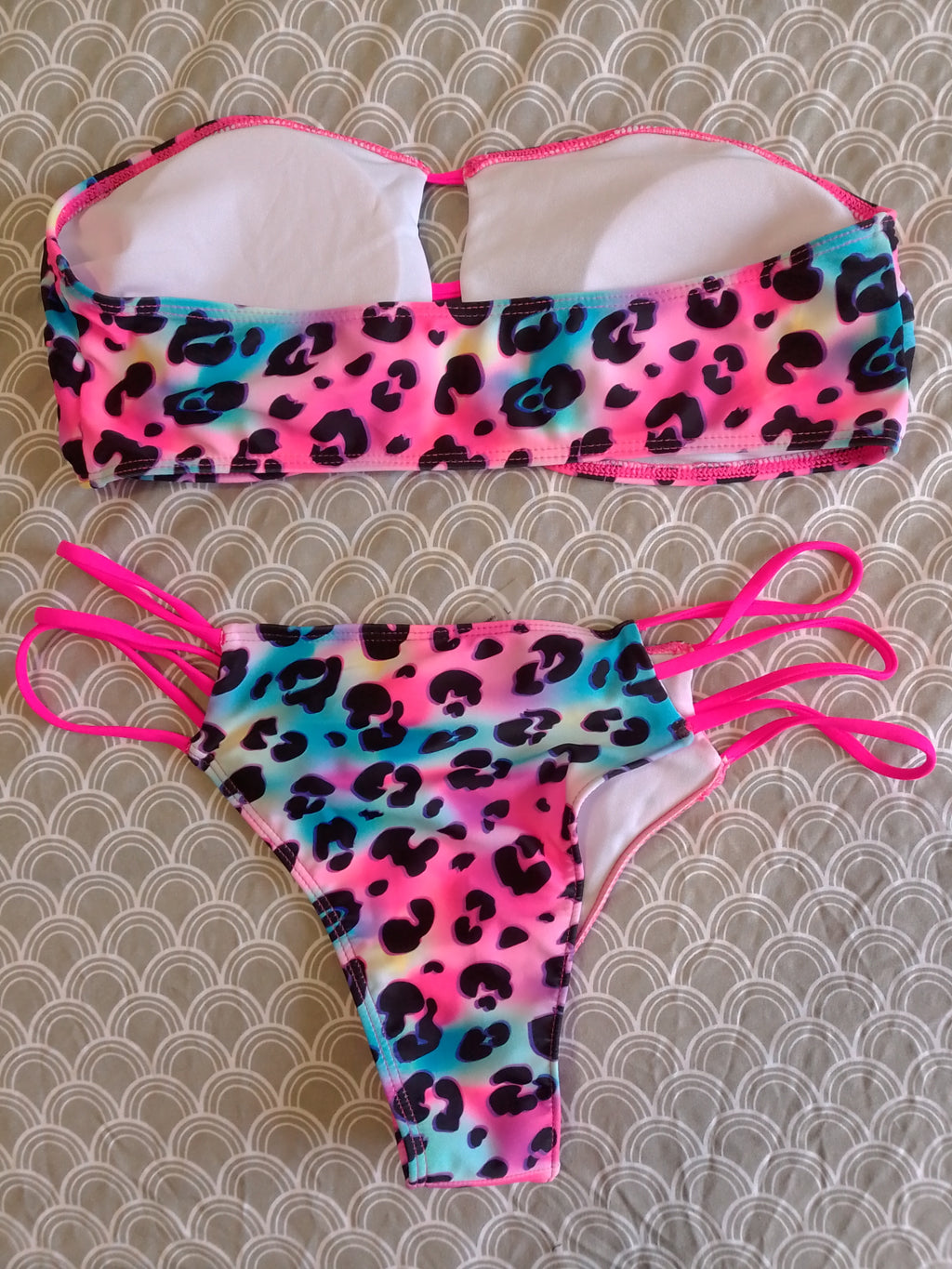 Bikini imprimé léopard femme taille L ESPALIC
