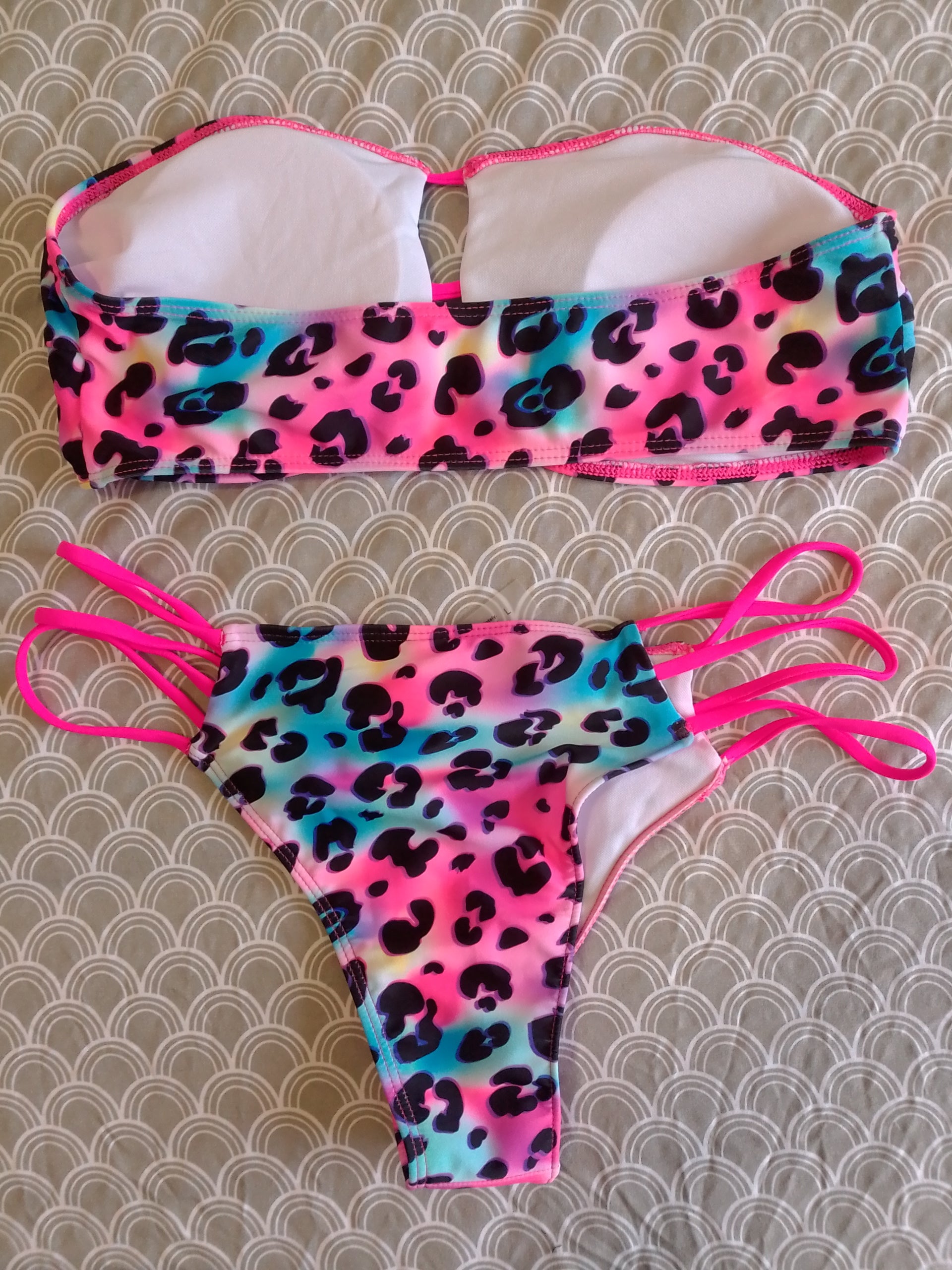 Bikini imprimé léopard femme taille L ESPALIC