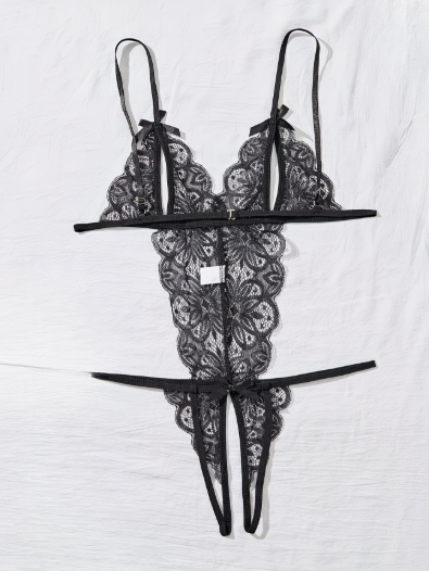 Body sexy en dentelle femme taille L ESPALIC