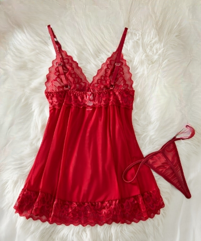 Ensemble nuisette et string femme taille XL ESPALIC