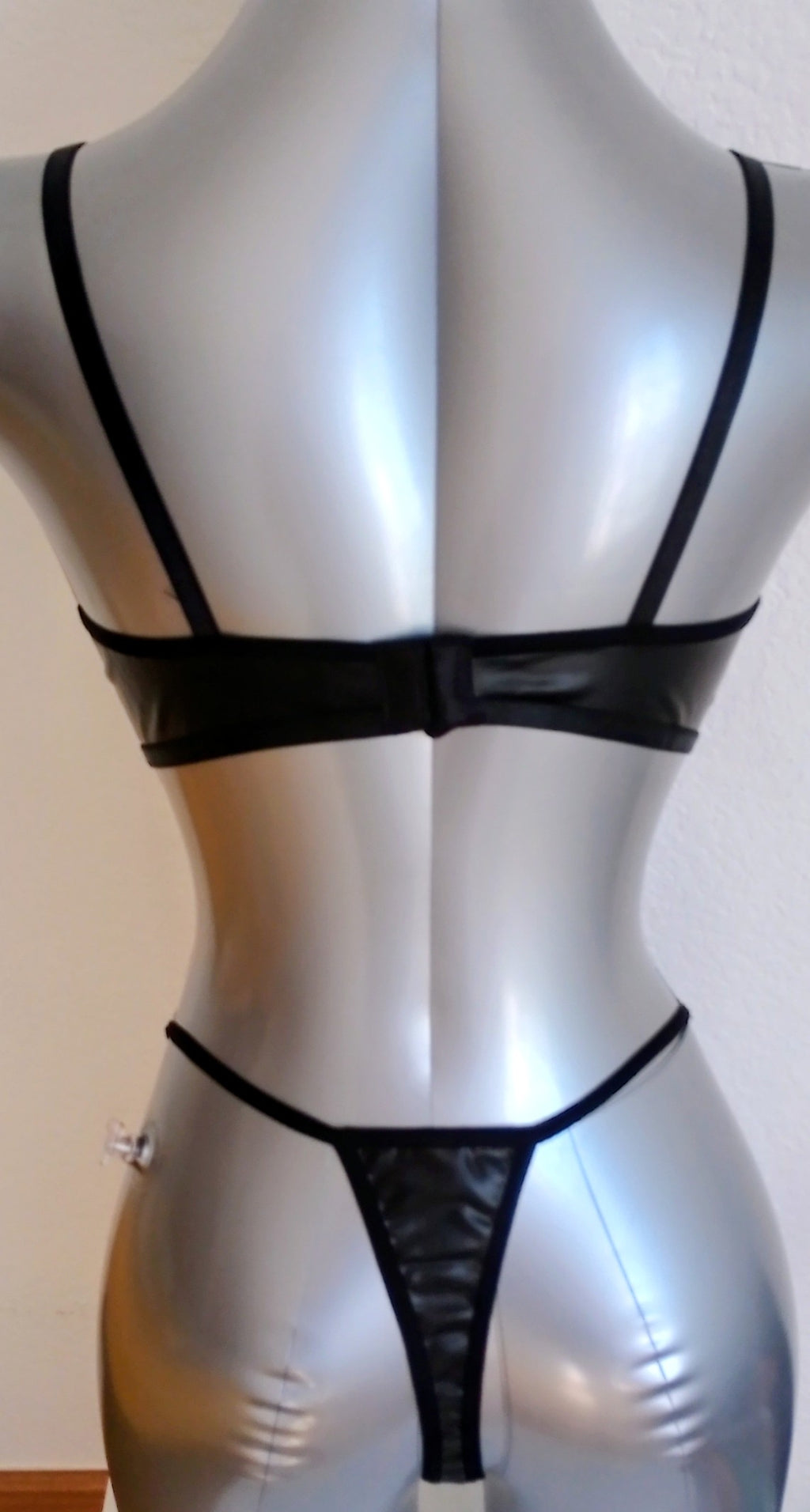 Ensemble lingerie sexy noir femme taille XL ESPALIC