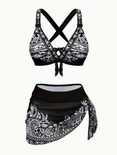 Ensemble maillot de bain 3 pièces femme taille M ESPALIC