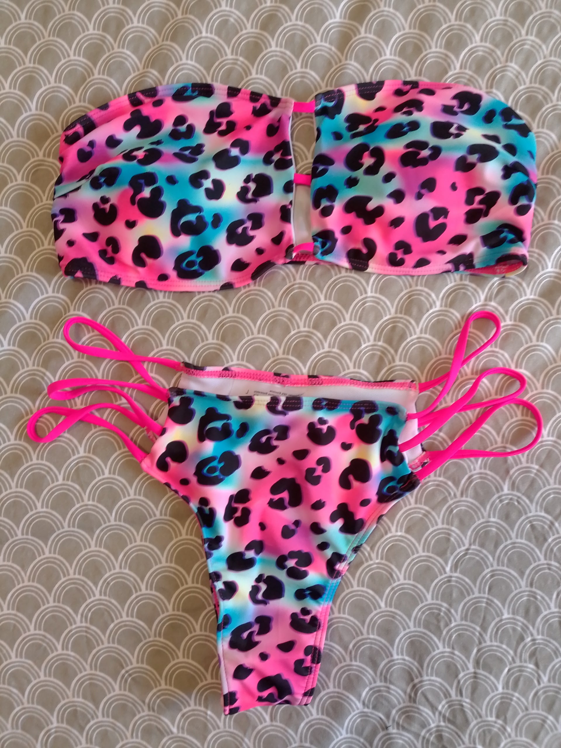 Bikini imprimé léopard femme taille L ESPALIC