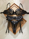 Ensemble Lingerie Brodé. T. L