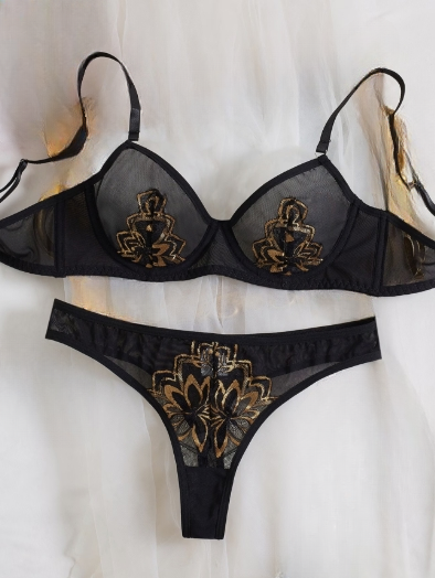 Ensemble lingerie fantaisie femme taille L et XL ESPALIC