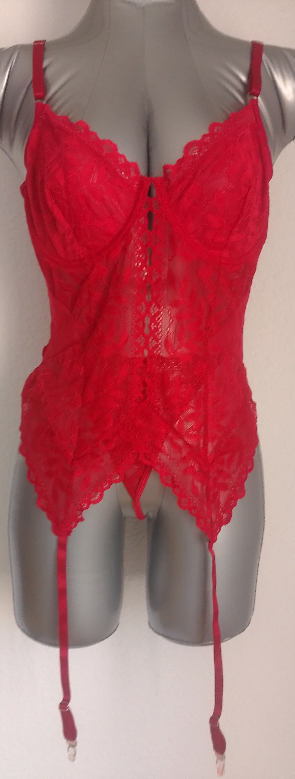 Ensemble lingerie sexy 2 pièces dentelle femme taille L ESPALIC