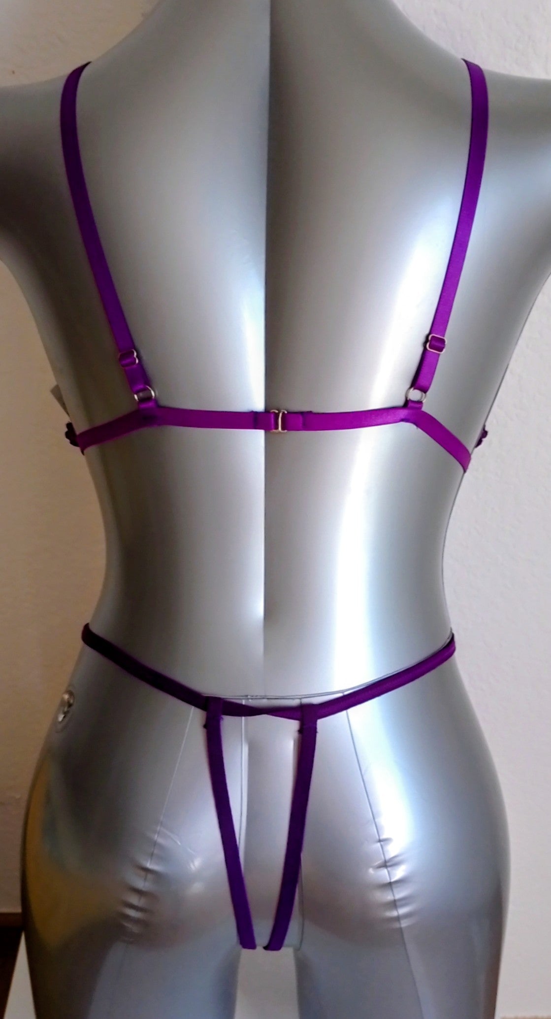Ensemble 2 pièces lingerie ouverte en dentelle - Sous-vêtements femme premium - ESPALIC