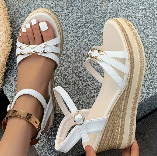 Sandales compensées été à brides femme pointure 40 ESPALIC