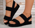 Sandales femme semelles épaisses noires pointures 39 et 41