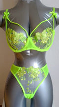 Ensemble Lingerie Brodé 2 Pièces — Taille XL