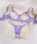 Ensemble sexy en dentelle femme taille S ESPALIC