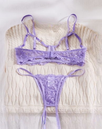 Ensemble sexy en dentelle femme taille S ESPALIC