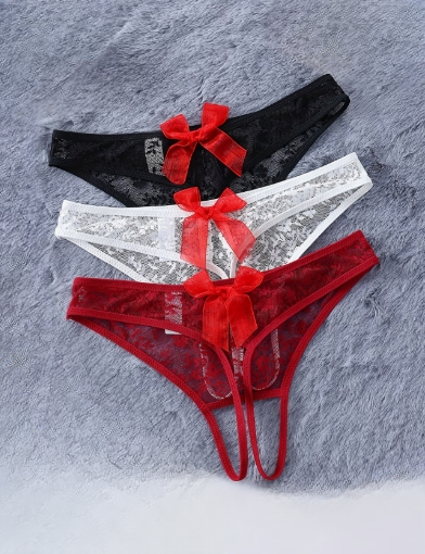 Ensemble 3 strings sexy femme tailles S M L ESPALIC