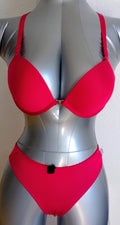 Ensemble lingerie bordeaux soutien-gorge et culotte femme taille XL ESPALIC
