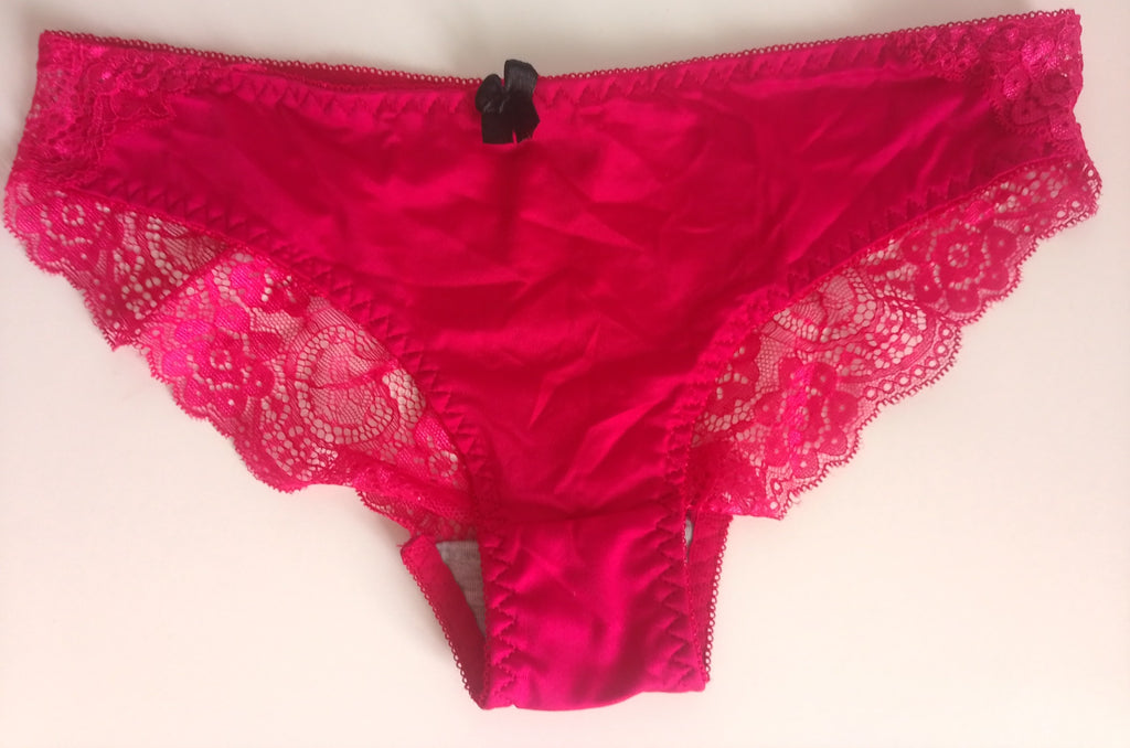 Ensemble lingerie bordeaux soutien-gorge et culotte femme taille XL ESPALIC