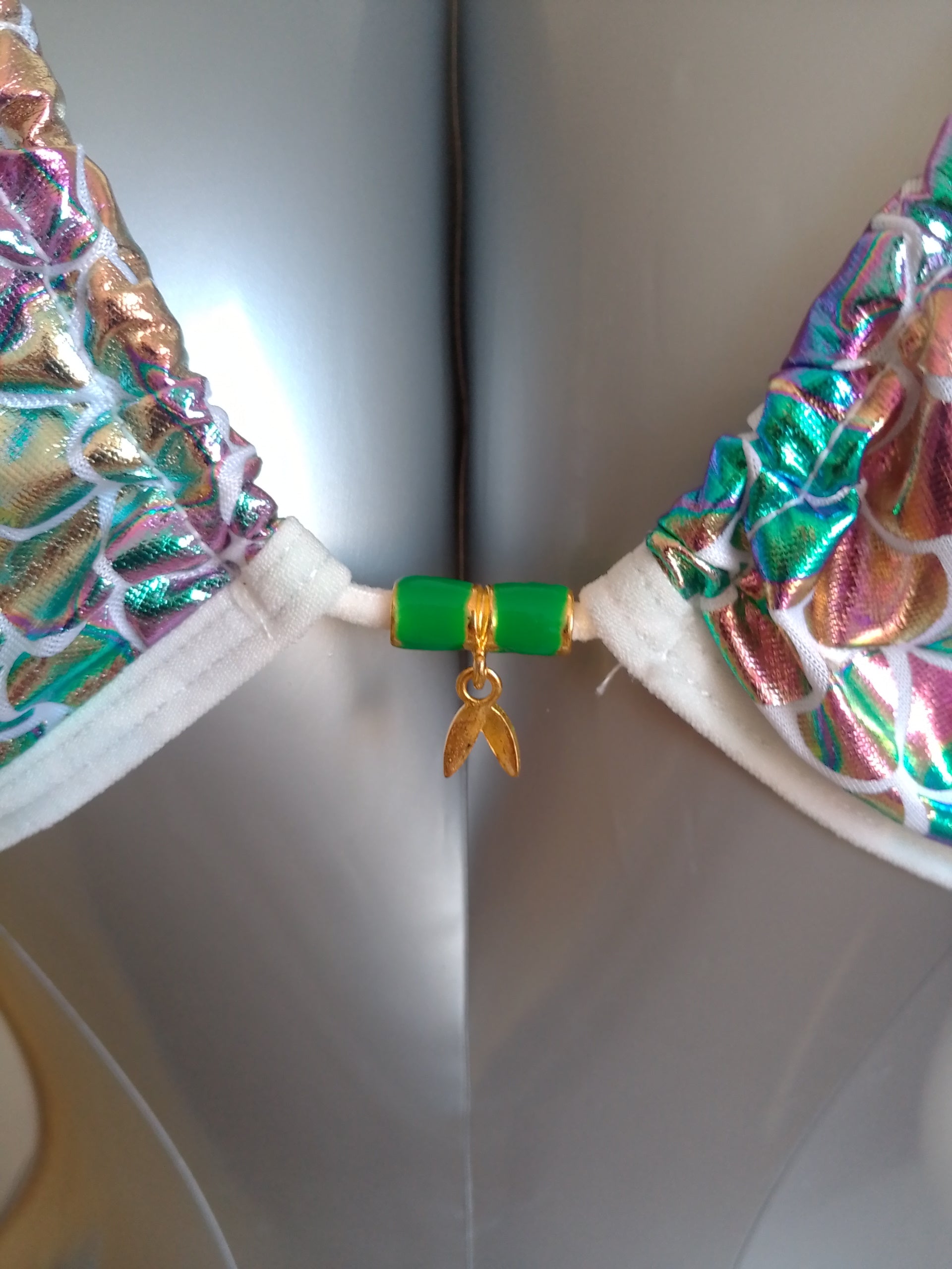 Bikini 2 pièces style écailles de poisson femme taille S ESPALIC