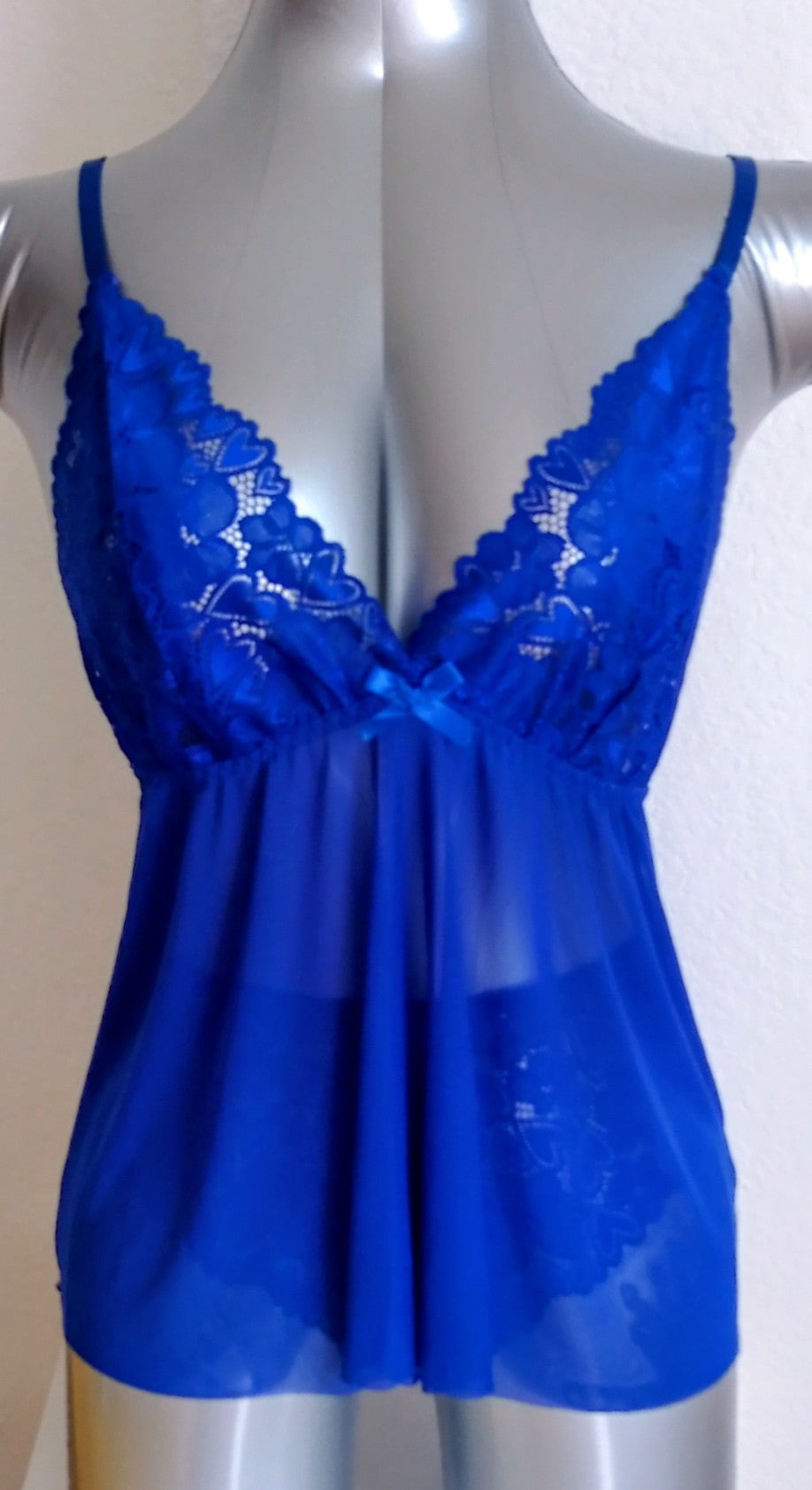 Ensemble nuisette courte et culotte en dentelle - Lingerie féminine sexy - ESPALIC
